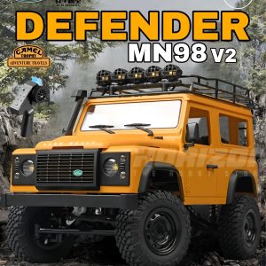 RC MN MODEL New Upgraded MN98 V2 Camel Trophy Edition Land Rover Licensed Defender 4x4 Off Road Crawler Car Truck